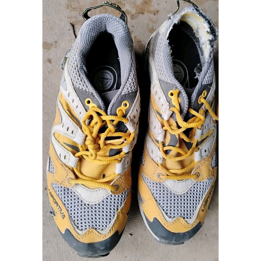 LA Sportiva Fireblade Women’s 6.5 Trail Running Shoe Yellow Used Fair as-is